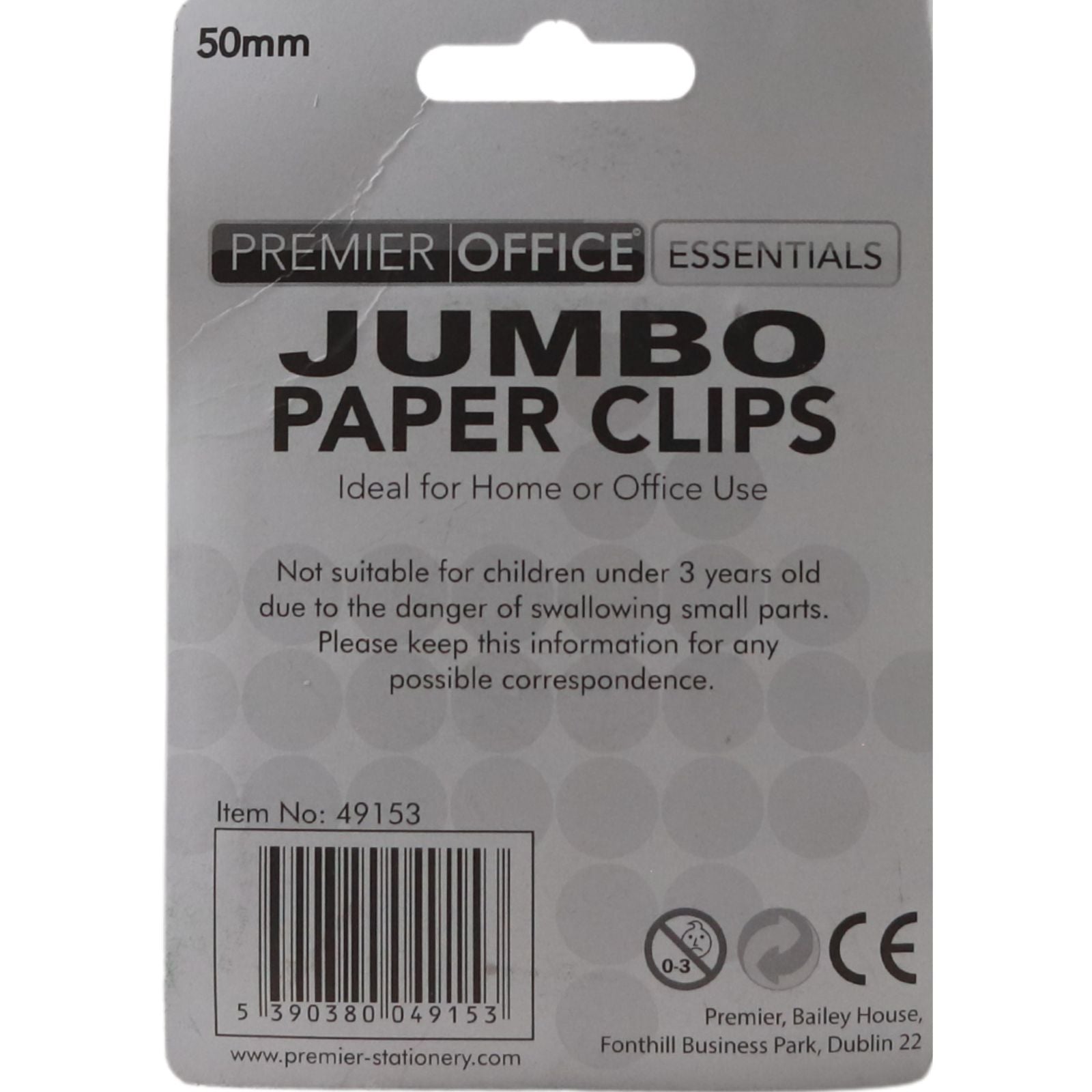 Premier Office - 80 x 50mm Jumbo Paper Clips