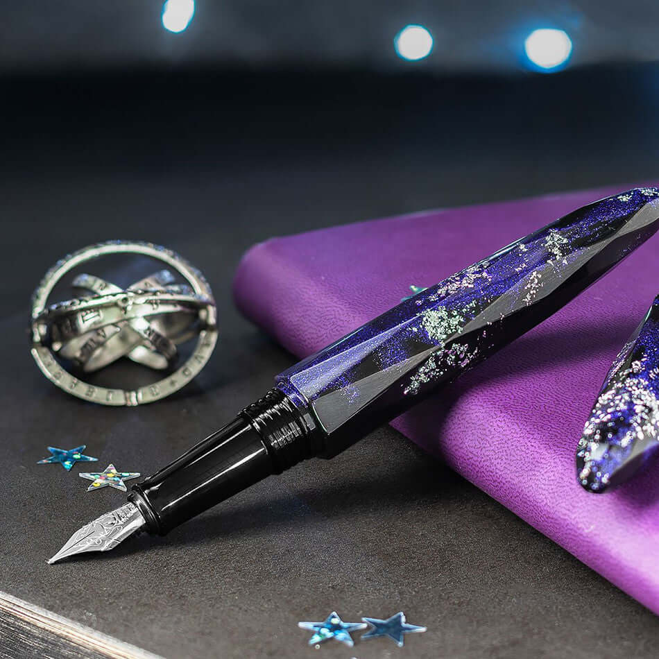 Benu Briolette Fountain Pen Milky Way