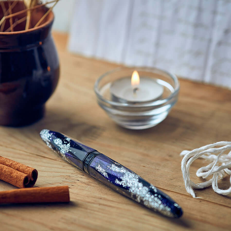 Benu Briolette Fountain Pen Milky Way