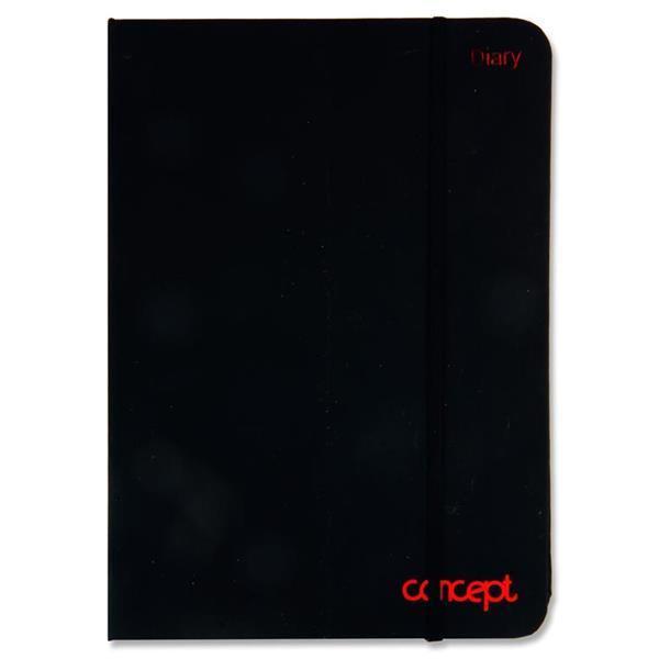 Concept A5 Undated Page A Day Diary With Times And Notes