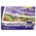 Icon A4 300gsm Wiro Watercolour Pad 12 Sheets