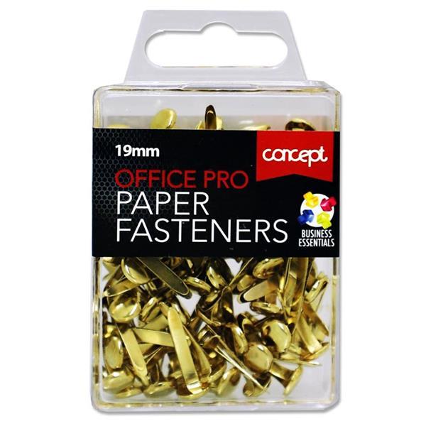 Concept - Box of 100 19mm Office Pro Paper Fasteners