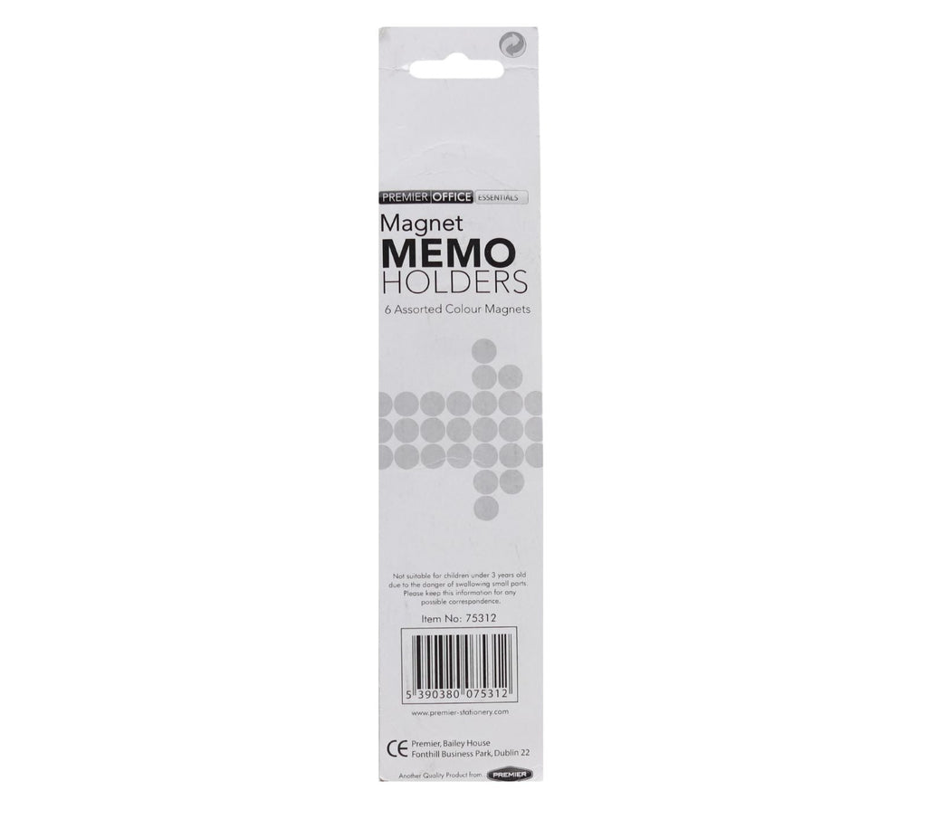 Premier Office - 6 Magnetic Memo Holder - Bold