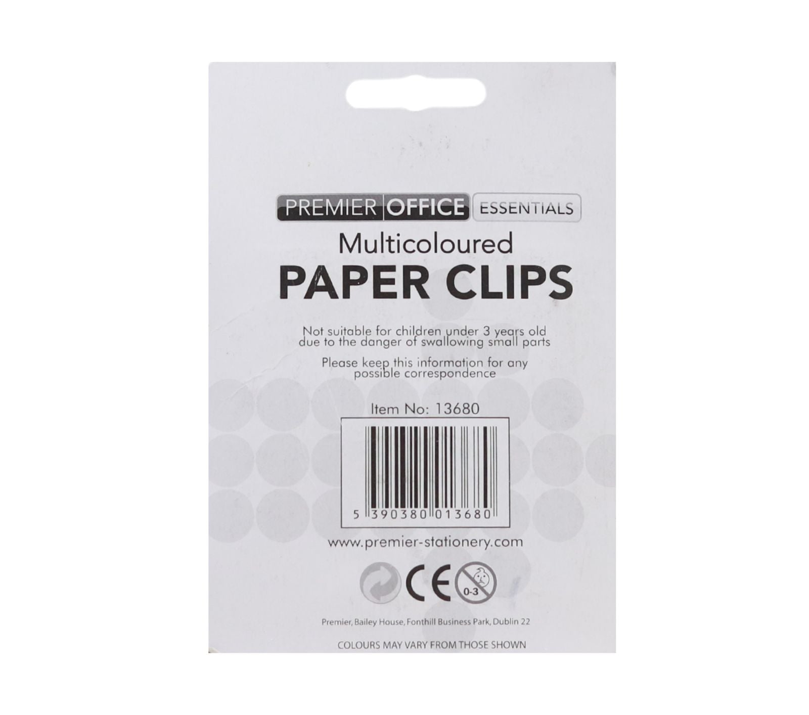 Premier Office - 75 x 28mm Coloured Paper Clips