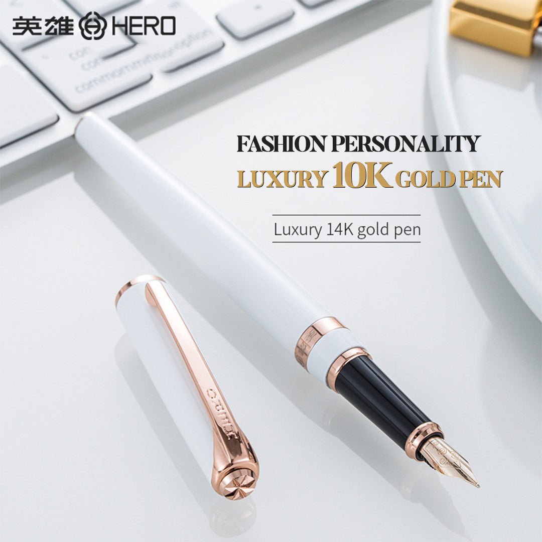 Hero H701 10K Gold Nib Fountain Pen