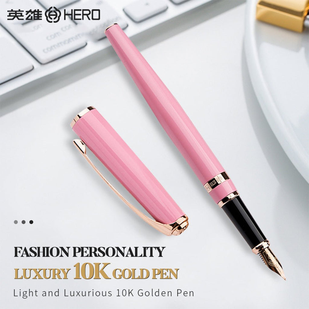 Hero H701 10K Gold Nib Fountain Pen